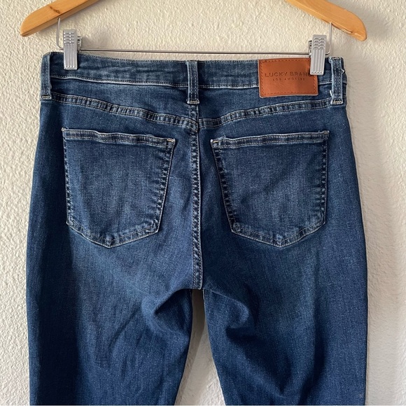 Lucky Brand Low Rise Skinny Lolita Jeans Women’s 8 (30x28) Blue Med Wash Stretch - Picture 8 of 14